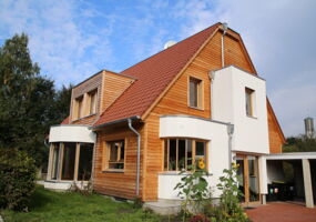 Neubau eines Holzhauses in Bielefeld